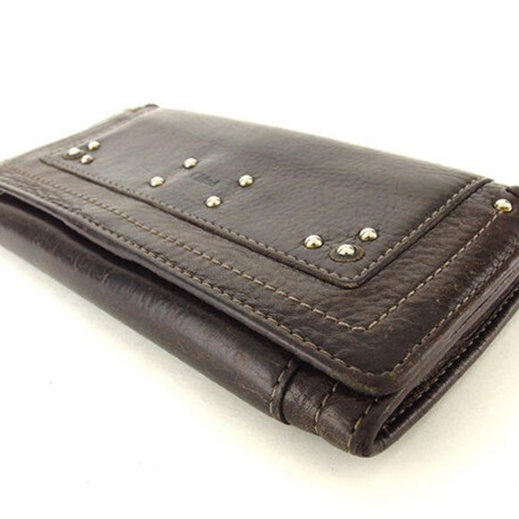 Chloe Wallet Purse Paddington Brown Woman unisex Authentic Used - Picture 4 of 6